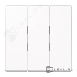 Клавиши
LS 990,  LS plus,  LS ZERO,  LS-design,  трехклавишный,  без подсветки,   цвет - белый,  пластмасса,  LS993BFWW,  LS 993 BF WW,  JUNG
 - PULSAL.RU