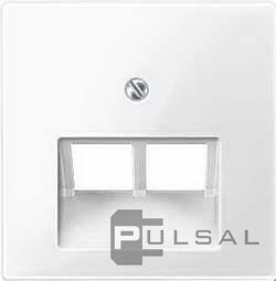 Накладка (наклонный ввод)
M-Smart,  M-Plan,  M-Elegance,  M-Pure,  двойная,   цвет - полярно-белый,  пластмасса,  MTN296119,  MEG296119,  Merten
 - PULSAL.RU