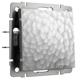 Переключатель
Hammer,  одноклавишный,  без подсветки,   цвет - серебряный,  пластмасса,  W1212006,  a052079,  Werkel
 - PULSAL.RU