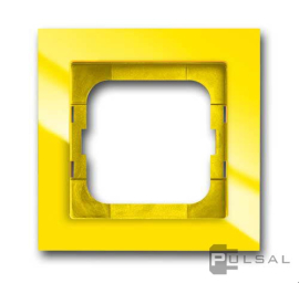 Рамка
Busch-axcent,  1 пост,   цвет - желтый,  вертикальная,  горизонтальная,  пластмасса,  1721-285,  2CKA001754A4334,  ABB
 - PULSAL.RU