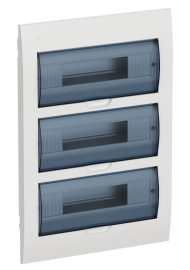 Корпус щита ЩРВ-П-36, Krepta, встраиваемый, IP 41,  модулей - 36, пластмасса,  цвет - белый, MKP12-V-36-40-05, IEK - PULSAL.RU