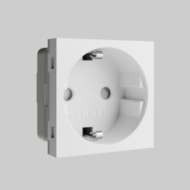 Розетка
со шторками,  с заземлением,  одинарная,  винтовые клеммы,   цвет - белый,  пластмасса,  W1171160,  a069368,  Werkel
 - PULSAL.RU
