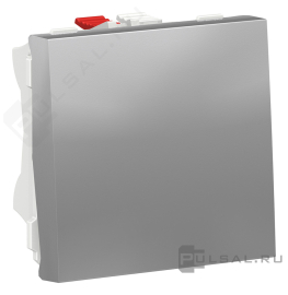 Выключатель
Unica System+,  Unica New Studio modular,  одноклавишный,  без подсветки,   цвет - алюминий,  пластмасса,  NU320130,  Schneider Electric
 - PULSAL.RU