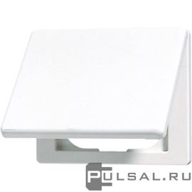 Откидная крышка для розетки
SL 500,  с крышкой,  одинарная,   цвет - белый,  пластмасса,  SL590KLWW,  SL 590 KL WW,  JUNG
 - PULSAL.RU