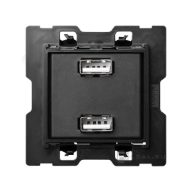 Механизм розетки USB type-A 2.1A
Simon 100,  USB type-A 5V,  двойная,  пластмасса,  10000381-039,  Simon
 - PULSAL.RU