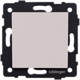 Кнопка Н.О.
Aspekt,  Eleganz,  Reflex,  одноклавишный,   цвет - кашемир матовый,  пластмасса,  REA-S-005CM,  Kollinger
 - PULSAL.RU