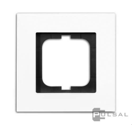 Рамка
Carat,  1 пост,   цвет - белое стекло,  вертикальная,  горизонтальная,  стекло,  1721-811,  2CKA001754A4442,  ABB
 - PULSAL.RU