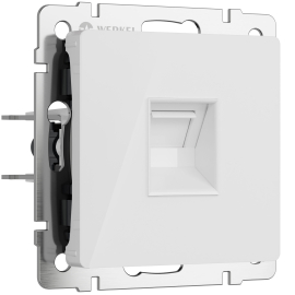 Розетка компьютерная RJ45 Кат.5е UTP
Alumax,  Split,  Slab,  Senso,  Baguette,  Acrylic,  Platinum,  Elite,  Snabb,  Stream,  Flock,  Stark,  Fiore,  Favorit,  Diamant,  Aluminium,  Antik,  Metallic,  одинарная,   цвет - белый акрил,  пластмасса,  W1181041,  a064017,  Werkel
 - PULSAL.RU