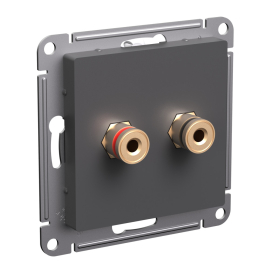 Розетка акустическая
Atlas Design Antique,  AtlasDesign Air,  Atlas Design,  1 пара,   цвет - базальт,  пластмасса,  ATN001487,  Schneider Electric
 - PULSAL.RU