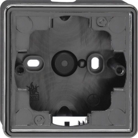 Корпус для накладного монтажа с установочной рамкой
S-Color,   цвет - черный,  пластмасса,  006147,  0061 47,  Gira
 - PULSAL.RU