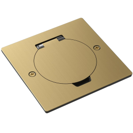 Лючок квадратный в пол (без установочного набора и без розеток)
Лючки DFB,  напольная,  1 пост,  2 модуля,   цвет - золото,  металл,  IP 44,  DFB2MRRG,  Donel
 - PULSAL.RU