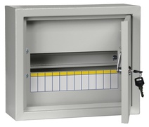 Щит TITAN 3 ЩРн-12з-1, TITAN 3, навесной, IP 31,  модулей - 12, металл,  цвет - серый, MKM14-N-12-31-Z, IEK - PULSAL.RU