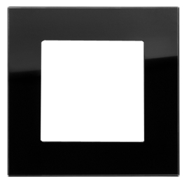 Рамка
R3,  1 пост,   цвет - черное стекло,  вертикальная,  горизонтальная,  стекло,  81001GB,  Wedder
 - PULSAL.RU