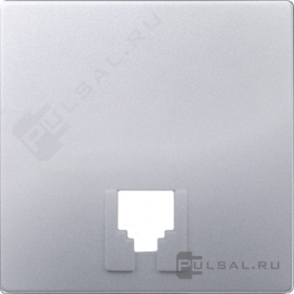 Накладка
Simon 82 Nature,  Simon 82,  одинарная,   цвет - алюминий глянец,  пластмасса,  82062-33,  Simon
 - PULSAL.RU