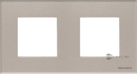 Рамка
Zenit,  2 поста,   цвет - брызги шампанского,  вертикальная,  горизонтальная,  стекло,  N2272 CH,  2CLA227200N3901,  ABB
 - PULSAL.RU