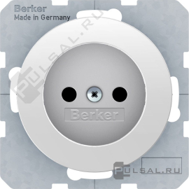Розетка
R.1,  R.3,  R.8,  без шторок,  без заземления,  одинарная,  безвинтовые клеммы,   цвет - белый глянцевый,  пластмасса,  6167032089,  61 6703 20 89,  Berker
 - PULSAL.RU