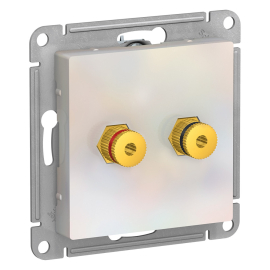 Розетка акустическая
Atlas Design Antique,  AtlasDesign Air,  Atlas Design,  1 пара,   цвет - жемчуг,  пластмасса,  ATN000487,  Schneider Electric
 - PULSAL.RU