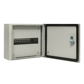 Щит распред, навесной ЩРН-12 (265х310х120) IP54 EKF Basic, BASIC BOX, навесной, IP 54,  модулей - 12, металл,  цвет - серый, mb24-12-bas, EKF - PULSAL.RU