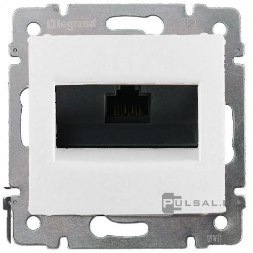 Розетка компьютерная RJ45 Cat.5e (UTP) с монтажными лапками
Valena,  одинарная,   цвет - белый,  пластмасса,  774230,  7 742 30,  Legrand
 - PULSAL.RU Розетка компьютерная RJ45 Cat.5e (UTP) с монтажными лапками
Valena,  одинарная,   цвет - белый,  пластмасса,  774230,  7 742 30,  Legrand
 - PULSAL.RU