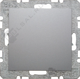 Заглушка без монтажных лапок
B.7,   цвет - алюминий матовый,  пластмасса,  10091404,  1009 14 04,  Berker
 - PULSAL.RU