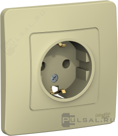Розетка с рамкой
Blanca,  без шторок,  с заземлением,  одинарная,   цвет - бежевый,  пластмасса,  BLNRS001017,  Schneider Electric
 - PULSAL.RU