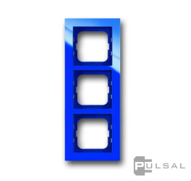 Рамка
Busch-axcent,  3 поста,   цвет - синий,  вертикальная,  горизонтальная,  пластмасса,  1723-288,  2CKA001754A4345,  ABB
 - PULSAL.RU