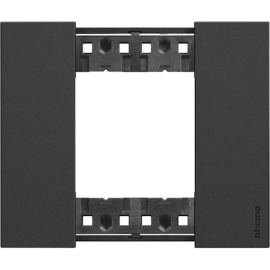 Рамкa
Living Now,  1 пост,   цвет - черный,  горизонтальная,  пластмасса,  KA4802KG,  BTicino
 - PULSAL.RU