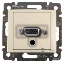 Розетка VGA (HD-15) + Jack 3,5 мм
Valena,  Etika,   цвет - слоновая кость,  пластмасса,  774182,  7 741 82,  Legrand
 - PULSAL.RU Розетка VGA (HD-15) + Jack 3,5 мм
Valena,  Etika,   цвет - слоновая кость,  пластмасса,  774182,  7 741 82,  Legrand
 - PULSAL.RU