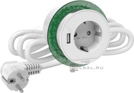 Блок XS в стол - з.у. USB type-A, 3.1А и розетка
Unica System+,  Trading basket,  USB type-A 5V,  Электр. с USB,  одинарная,   цвет - белый,  пластмасса,  INS44004,  Schneider Electric
 - PULSAL.RU