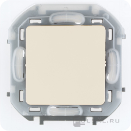 Выключатель / переключатель
Inspiria,  одноклавишный,  без подсветки,   цвет - слоновая кость,  пластмасса,  IP 44,  673671,  6 736 71,  Legrand
 - PULSAL.RU