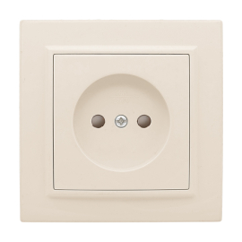 Розетка
Минск,  со шторками,  без заземления,  одинарная,  безвинтовые клеммы,   цвет - бежевый,  пластмасса,  ERR10-022-200,  EKF
 - PULSAL.RU