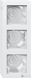 Корпус для накладного монтажа с установочной рамкой
E2,   цвет - белый глянцевый,  пластмасса,  106329,  1063 29,  Gira
 - PULSAL.RU