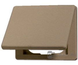 Откидная крышка для розетки
SL 500,  с крышкой,  одинарная,   цвет - золотая бронза,  пластмасса,  SL590KLGB,  SL 590 KL GB,  JUNG
 - PULSAL.RU