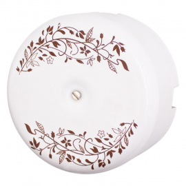 Распределительная коробка диам.90 мм (4 кабельных ввода в компл.)
Ришелье,  Лизетта Декор,  для полых стен и гипрока,  для сплошных стен,   цвет - белый - декор d206/2,  B1-523-01-D206/2,  Bironi
 - PULSAL.RU