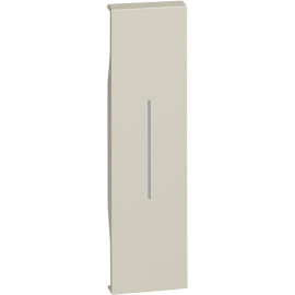 Клавиша узкая
Living Now,  одноклавишный,  без подсветки,  с возможностью подсветки,   цвет - песочный,  пластмасса,  KM01,  BTicino
 - PULSAL.RU