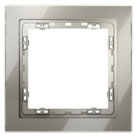 Рамкa
S70,  1 пост,   цвет - шелк стекло,  вертикальная,  горизонтальная,  стекло,  VLS110104,  Voltum
 - PULSAL.RU