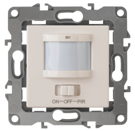 Датчик движения, 400 Вт
Эра 12,  трехпроводный,   цвет - слоновая кость,  пластмасса,  Б0031262,  12-4104-02,  ЭРА
 - PULSAL.RU