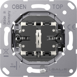 Кнопки Н.О. + Н.О. тумблерные
LS 1912,  двухклавишный,  K535EU,  K 535 EU,  JUNG
 - PULSAL.RU