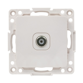 Розетка оконечная
Стокгольм,  телевизионная (TV),  одинарная,   цвет - белый,  пластмасса,  EYA00-227-10,  EKF
 - PULSAL.RU