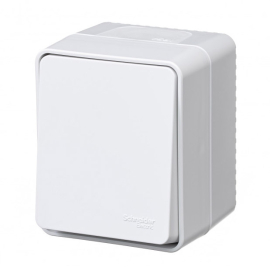 Кнопка Н.О.
Atlas Design Profi 54,  одноклавишный,   цвет - белый,  пластмасса,  IP 54,  ATN540115,  Schneider Electric
 - PULSAL.RU