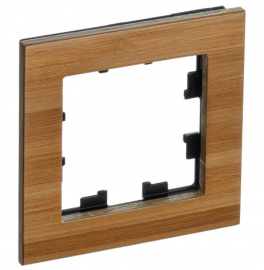 Рамка
Atlas Design,  1 пост,   цвет - бамбук,  вертикальная,  горизонтальная,  дерево,  ATN353201,  Schneider Electric
 - PULSAL.RU