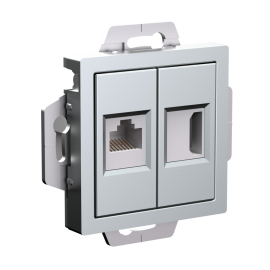 Розетка HDMI+RJ45
Atlas Design Antique,  AtlasDesign Air,  Atlas Design,   цвет - алюминий,  пластмасса,  ATN000382,  Schneider Electric
 - PULSAL.RU