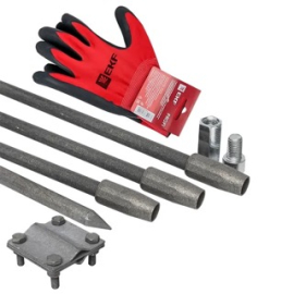 Комплект заземления с заострением, 6м