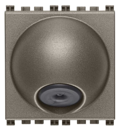 Кабельный вывод с зажимом для кабеля
Arke,   цвет - металл,  пластмасса,  19046.M VIM,  19046.M,  Vimar
 - PULSAL.RU