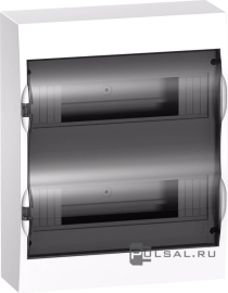 Бокс City9 Box, City9 Box, навесной, IP 40,  модулей - 24, пластмасса,  цвет - белый, EZ9E212S2SRU, Schneider Electric - PULSAL.RU