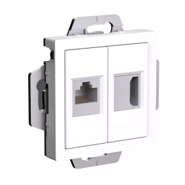 Розетка HDMI+RJ45
Atlas Design Antique,  AtlasDesign Air,  Atlas Design,   цвет - белый,  пластмасса,  ATN000182,  Schneider Electric
 - PULSAL.RU