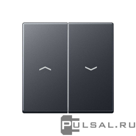 Клавиши для выключателя жалюзи
A VIVA,  A creation,  A 550,  A flow,  AS 500,  ECO profi и ECO profi Standart,  ECO profi design (ECO Profi Deco),  без фиксации,  с фиксацией,  без подсветки,   цвет - антрацит матовый,  пластмасса,  A595BFPANM,  A 595 BF P ANM,  JUNG
 - PULSAL.RU