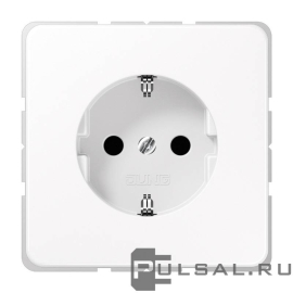 Розетка
CD 500,  CD plus,  со шторками,  с заземлением,  одинарная,  безвинтовые клеммы,   цвет - белый,  пластмасса,  CD1520KIWW,  CD 1520 KI WW,  JUNG
 - PULSAL.RU