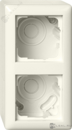 Корпус для накладного монтажа с установочной рамкой
Standard 55,   цвет - кремовый глянцевый,  пластмасса,  106201,  1062 01,  Gira
 - PULSAL.RU