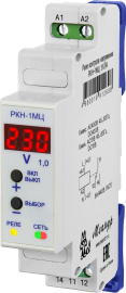 Реле контроля напряжения РКН-1МЦ DC10-60В УХЛ4 Меандр защита и реле, 1НО, 8А, 12В DC,  24В DC,  36В DC,  42В DC,  60В DC, РКН-1МЦ DC10-60В, МЕАНДР - PULSAL.RU